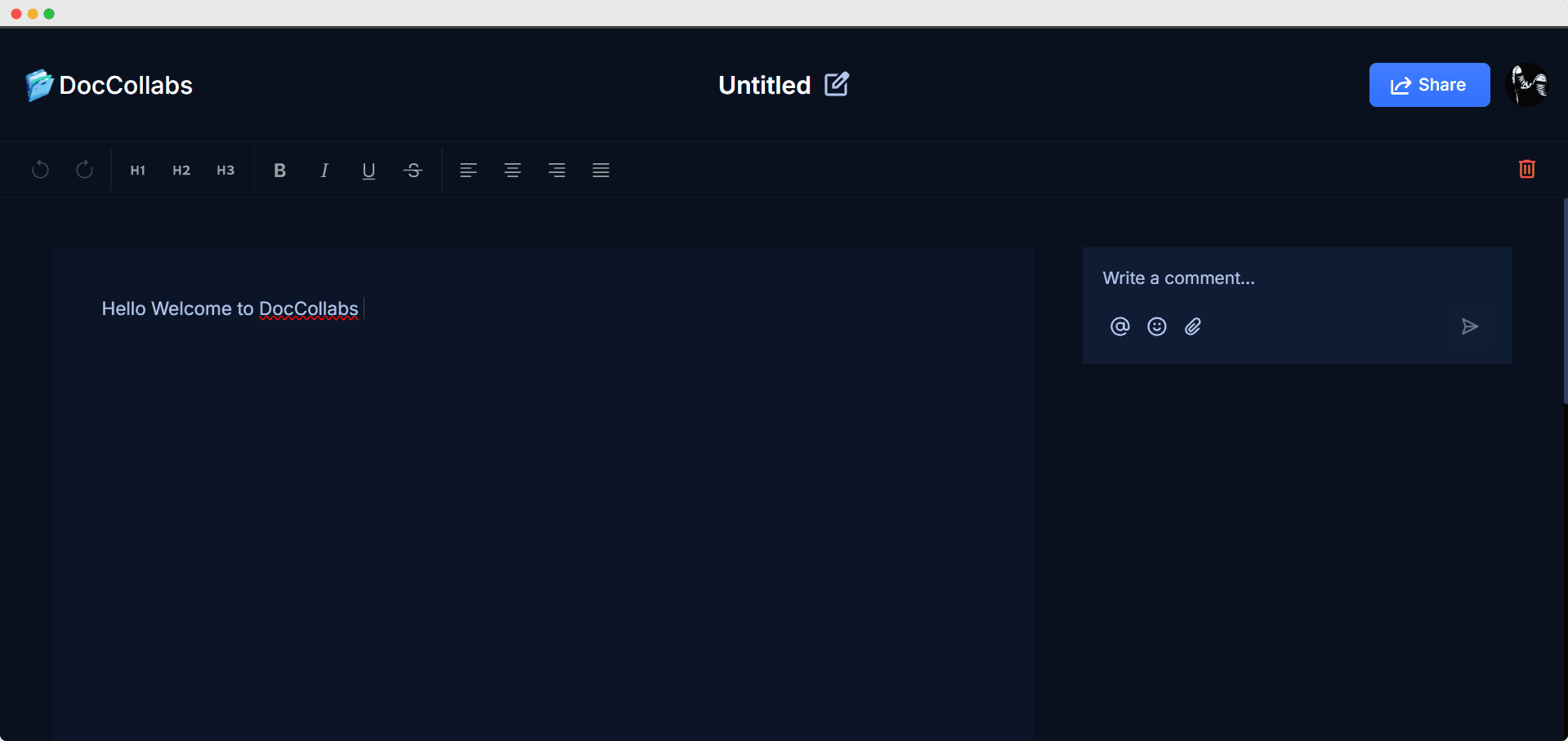 DocCollab — Real-Time Editor